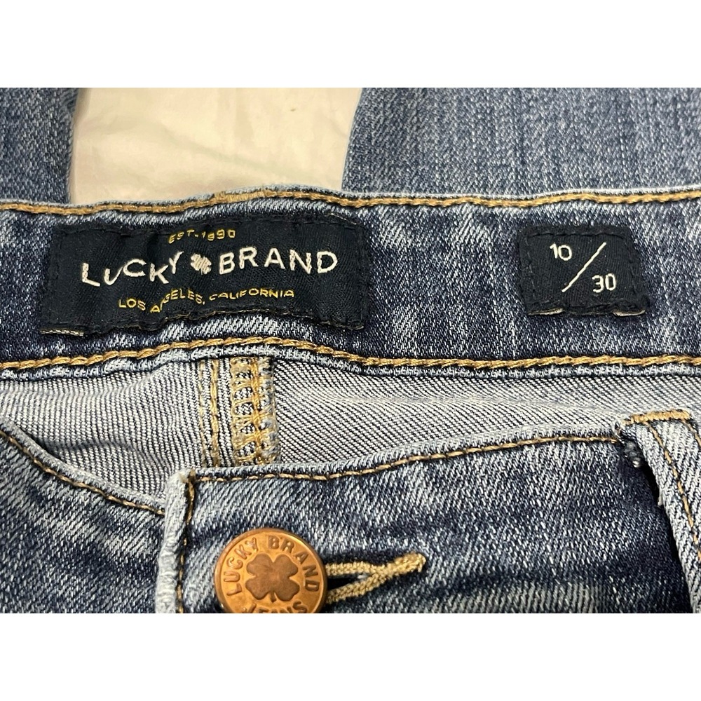 Lucky Brand Jeans Lolita Skinny Medium Wash Blue Stretch Denim Women's Sz 10/30 - Picture 6 of 6